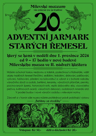 20. adventní jarmark starých řemesel